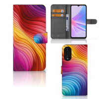 Book Case voor OPPO A78 5G | A58 5G Regenboog - thumbnail