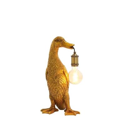 Light & Living Tafellamp 'Duck' 48cm, kleur Antiek Brons Light & Living Tafellamp 'Duck' 48cm, kleur Antiek Brons
