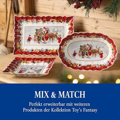 Villeroy & Boch Toy's Fantasy Schaal ovaal groot Santa Kids
