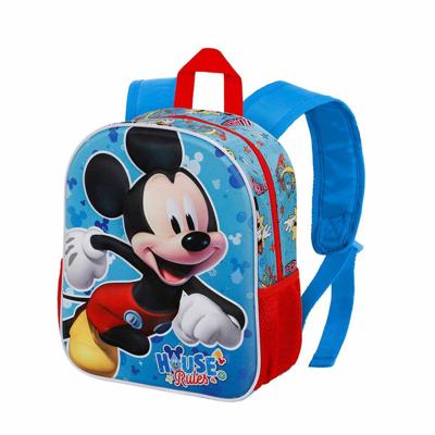 3D-schoolrugzak Mickey Mouse Karactermania Blauw 26 x 11 x 31 cm 3D-schoolrugzak Mickey Mouse Karactermania Blauw 26 x 11 x 31 cm