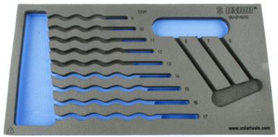 Unior Foam inlay gereedschapwagen