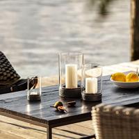 VILLEROY & BOCH - Manufacture Rock Home - Windlicht 27cm zwart - thumbnail