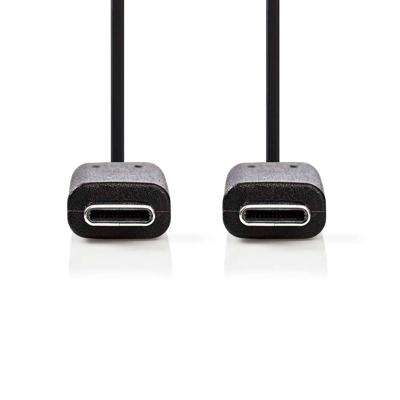 Nedis USB 3.2 Gen 1 5Gbps 60W USB Type-C 1m Zwart