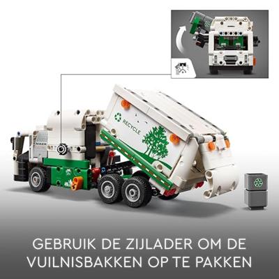 LEGO® Technic 42167 mack LR electric vuilniswagen - thumbnail