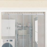 VidaXL Montagerail 1 m roestvrij staal zilverkleurig - thumbnail