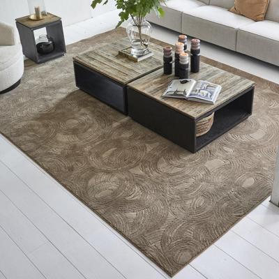 Rivièra Maison Vloerkleed 'Delfina' 240 x 330cm, kleur Taupe