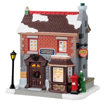 Clearview Post Office 16x22x27 cm Kersthuisje LEMAX - Lemax