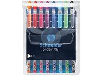 Rollerpen slider basic colours xb 8st assorti | 10 stuks - thumbnail
