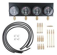 KS Tools 150.3600 Synchrone carburateur-testapparaat met 4 synchrone klokken, 28-delig - thumbnail