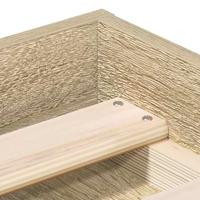 Bedframe sonoma eikenkleurig 75x190 cm - thumbnail