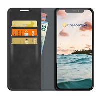 Casecentive Magnetische Leren Wallet iPhone 14 Pro Max zwart - thumbnail