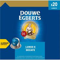 Douwe Egberts Lungo Decaf koffiecapsules, pak van 20 stuks - thumbnail