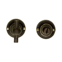 Hdd Pro WC Garnituur Rond Retro 43 Mm Classic Petra Old Brass - thumbnail