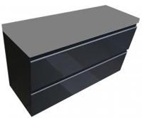 Wiesbaden onderkast 100 cmx36 cm zo.wastafel gl.grijs - thumbnail