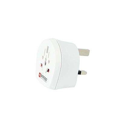 SKROSS | 1.500225-E | World to UK | Universele reisadapter voor het VK - Spanning en vermogen 100V - 700W / 250V - 1750W - Bescherming tegen elektrische schokken