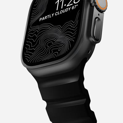 Nomad Rocky Point band / black hardware (45-49mm) - Carbon Black