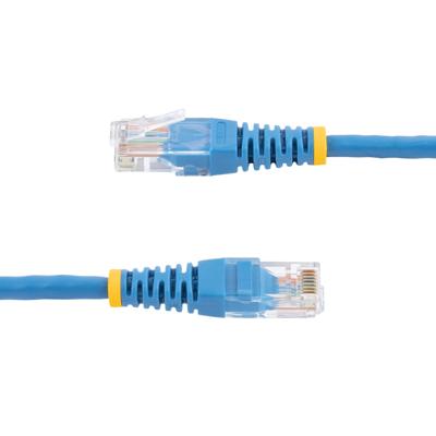 StarTech.com Cat5e Ethernet-kabel - 10ft - Blauw - Patchkabel - Gegoten Cat5e-kabel - Netwerkkabel - Ethernet-kabel - Cat 5e-kabel - 10ft (M45PATCH10BL)
