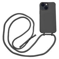 Høyde - iPhone 13 Mini - Telefoonhoes met koord - Zwart - thumbnail
