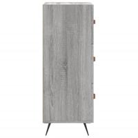 Dressoir 34,5x34x90 cm bewerkt hout grijs sonoma eikenkleurig - thumbnail