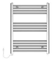 Elektrisch Wand-handdoekenrek Haeger TW-30C.004A 300 W 80 x 60 cm - thumbnail