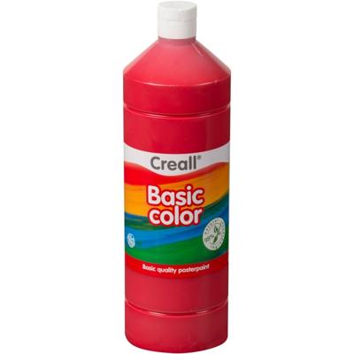 Plakkaatverf creall basic lichtrood 1000ml Plakkaatverf creall basic lichtrood 1000ml