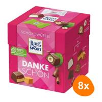 Ritter Sport - Choco-blokjes Dankeschön - 8x 176g - thumbnail