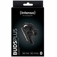 Intenso Buds Plus T310AE schwarz In Ear headset Bluetooth Stereo Zwart Noise Cancelling Oplaadbox, Indicator voor batterijstatus, Touchbesturing Mobiele - thumbnail