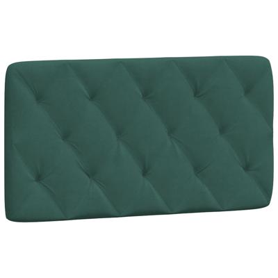 Bed met matras fluweel donkergroen 120x200 cm - thumbnail