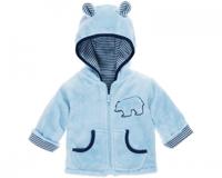 Playshoes fleece jasje met capuchon junior licht - thumbnail