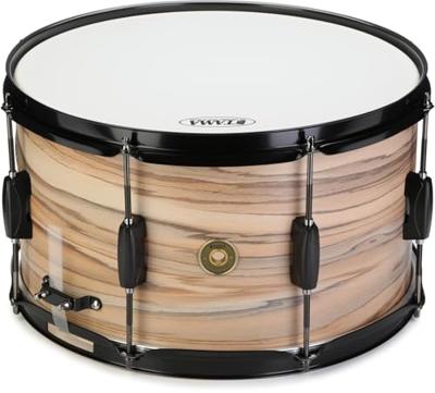 Tama WP148BK-NZW Woodworks Natural Zebrawood 14 x 8 inch snaredrum Tama WP148BK-NZW Woodworks Natural Zebrawood 14 x 8 inch snaredrum