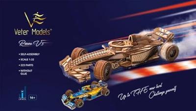 Veter Models 3D Modelbouwpakket Racer AKV-17