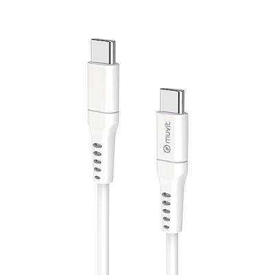 MUVIT VOOR VERANDERINGSKABEL USB C/USB C 3M BLANC