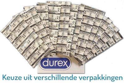 Durex London Q600 Condooms (rechthoekige Folie) 100 stuks