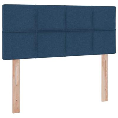 Opbergbed met matras met matras Blauw 120 x 200 cm Bewerkt hout