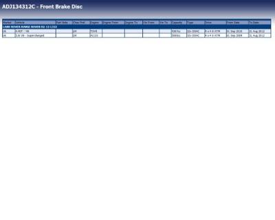 Remschijf ADJ134312C Remschijf ADJ134312C