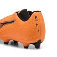 PUMA Ultra 6 Play Gras / Kunstgras Voetbalschoenen (MG) Oranje Zwart Zilver - thumbnail