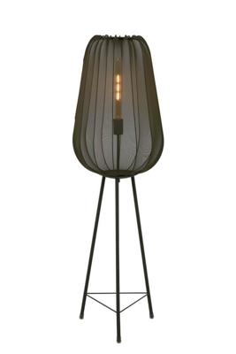 Light & Living Vloerlamp 'Plumeria' 132cm, kleur Donkergroen