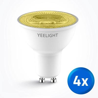 Yeelight slimme led lamp - GU10 fitting - Warm Witte lichtkleur - Set van 4 Yeelight slimme led lamp - GU10 fitting - Warm Witte lichtkleur - Set van 4
