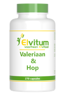 Elvitum Valeriaan en hop 270 Capsules - thumbnail