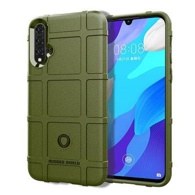 Volledige dekking schokbestendig TPU Case voor Huawei Nove 5 Pro (Army Green)