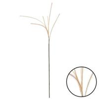 Countryfield kunsttak met 6 pluimen lichtbruin 112 cm | 24 stuks - thumbnail