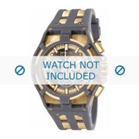 Invicta horlogeband 0637-01 Rubber Grijs - thumbnail