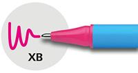 Balpen Schneider Slider Edge extra breed roze | 10 stuks - thumbnail