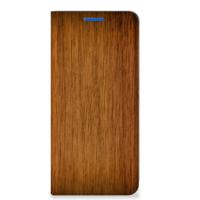 OPPO Reno6 5G Book | Wallet Case | Donker Hout - thumbnail