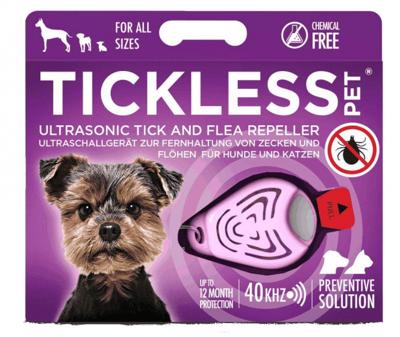 Tickless Pet minimaal 6 maanden bescherming Roze