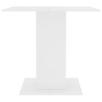 Eettafel 80x80x75 cm spaanplaat wit - thumbnail