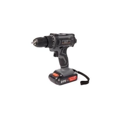 QLT Accuboormachine 21v met Accu en Koffer - Zwart