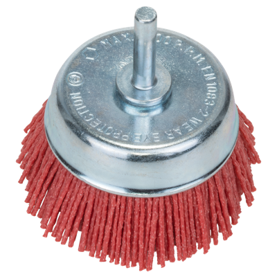 Bosch Accessories Komborstels voor boormachines - nylondraad met korundsteen schuurmiddel K80, 50 mm Schacht-Ø 6 mm 2609256523 1 stuk(s)