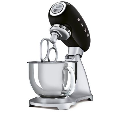 Smeg SMF02BLEU mixer - Staande mixer - Zwart/Zilver 800 W - Eindejaarsknaller