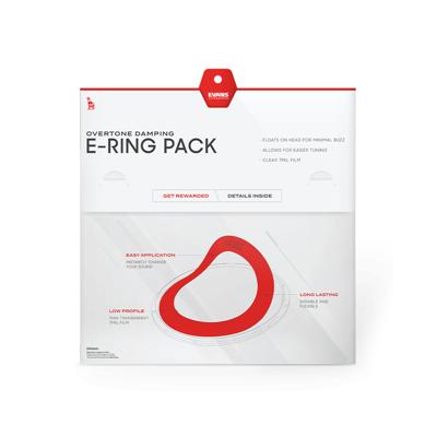 Evans E14ER1 10 Pack 1 inch E-Ring 14 inch Evans E14ER1 10 Pack 1 inch E-Ring 14 inch